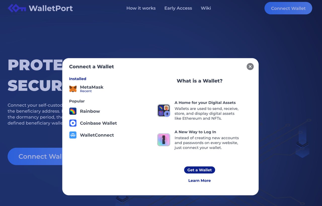 Connect wallet